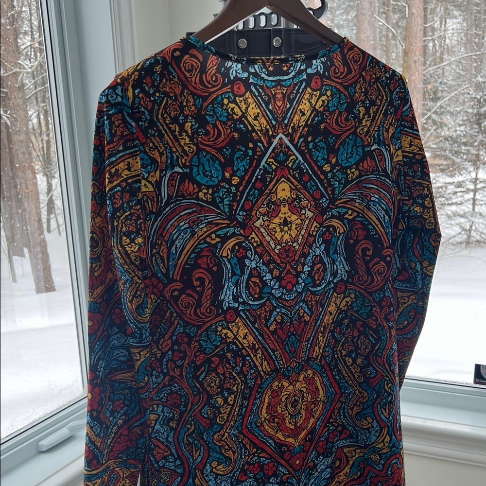 Multicolor Patterned Dress - Picture 5 of 9
